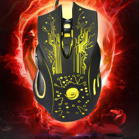 3200DPI LED Optical 6D USB Wired Gaming Mouse