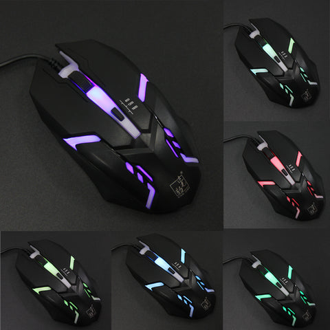 Backlight LED USB Wired Gaming Keyboard w/ 2000 DPI Mouse