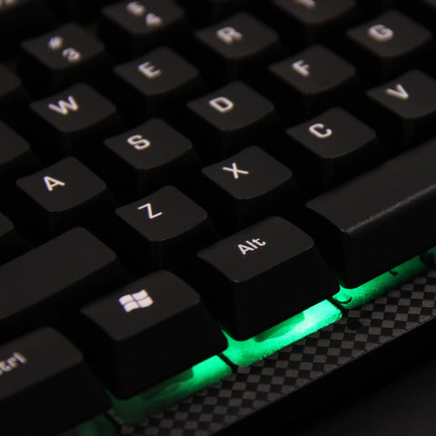 Backlight LED USB Wired Gaming Keyboard w/ 2000 DPI Mouse