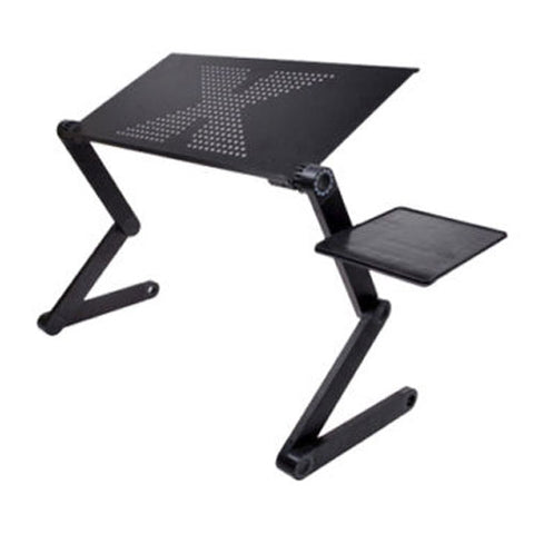 Portable Foldable Adjustable Laptop Table Stand w/ Tray