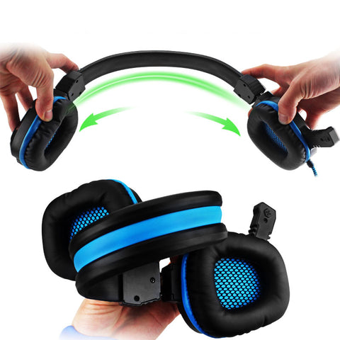 Heavy Bass LED Light Gaming Headphone w/ Mouse