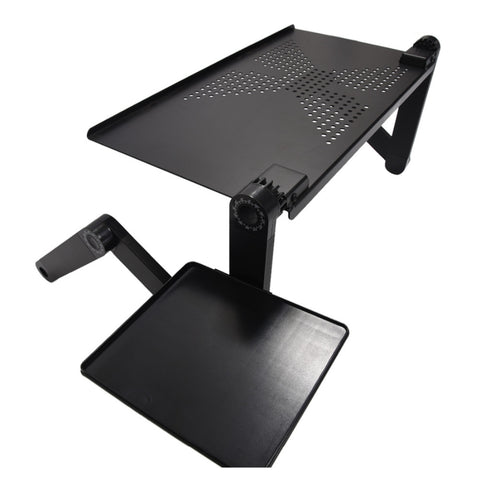 Portable Foldable Adjustable Laptop Table Stand w/ Tray
