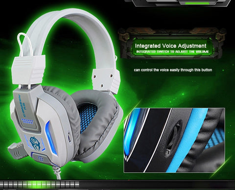 Heavy Bass LED Light Gaming Headphone w/ Mouse