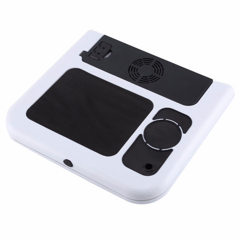 Adjustable Portable Laptop Desk w/ Tray USB Cool Fans