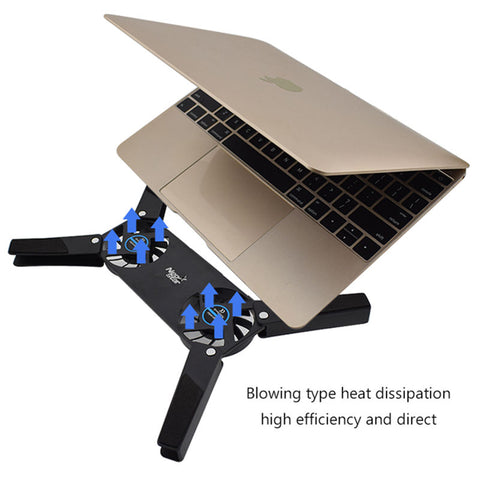 Rotatable USB 2 Fans Cooling For 10-17" PC Laptop