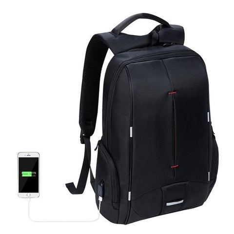 17" Waterproof USB Charging Laptop Backpack