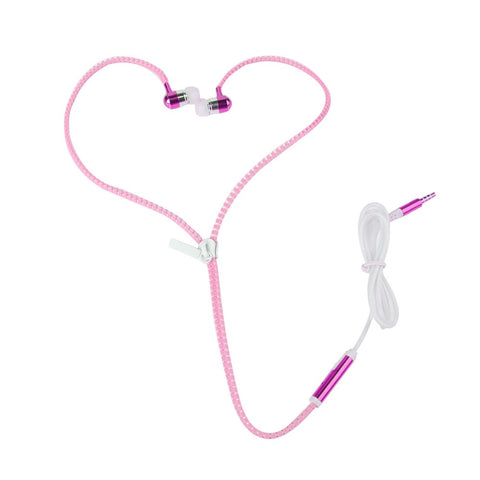 Cute Glow In The Dark Metal Earphones with Mic