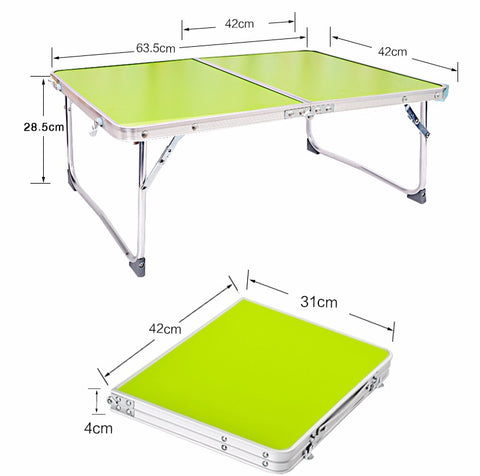 Portable Computer Picnic Desk Camping Folding Laptop Desk