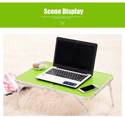 Portable Computer Picnic Desk Camping Folding Laptop Desk
