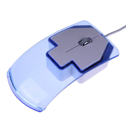 High Quality Transparent Crystal Arrow USB Optical Mouse