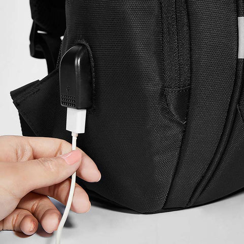 17" Waterproof USB Charging Laptop Backpack