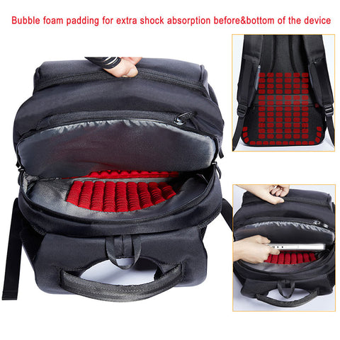 17" Waterproof USB Charging Laptop Backpack