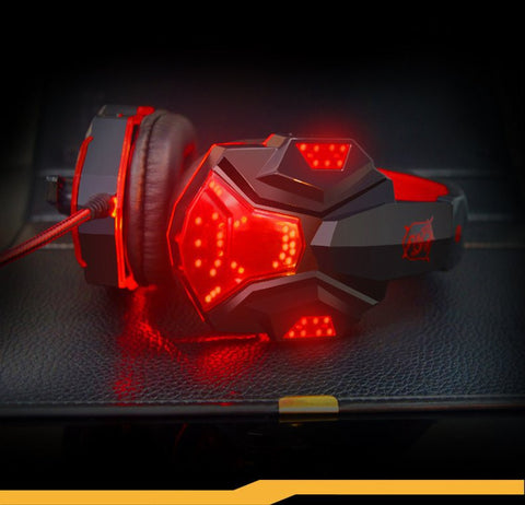 Gaming Big Glowing Headphone w/ Microphone LED Light