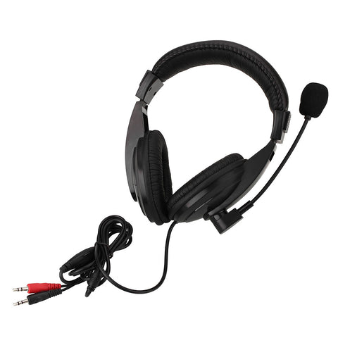 1.6M Wired 3.5mm Gaming Stereo Headphone w/ Mic