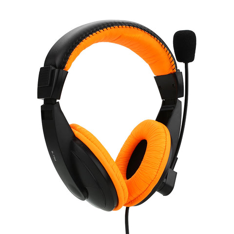 1.6M Wired 3.5mm Gaming Stereo Headphone w/ Mic