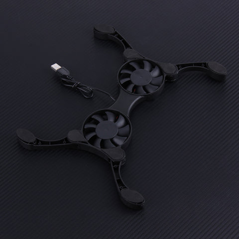 Mini Octopus Foldable USB Quiet Stand Double Cooling Fans