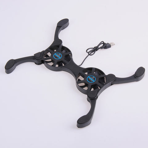 Mini Octopus Foldable USB Quiet Stand Double Cooling Fans