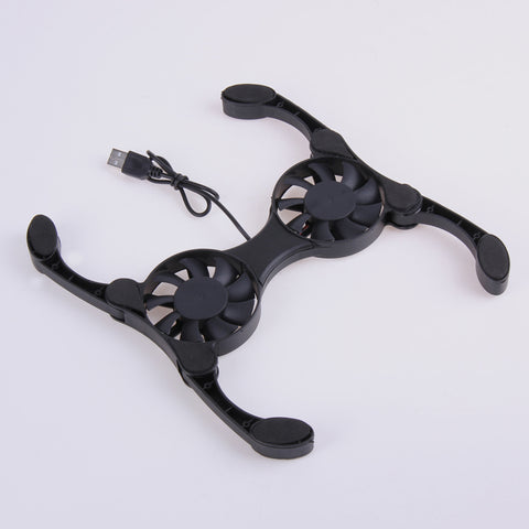 Mini Octopus Foldable USB Quiet Stand Double Cooling Fans