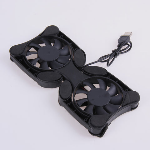 Mini Octopus Foldable USB Quiet Stand Double Cooling Fans