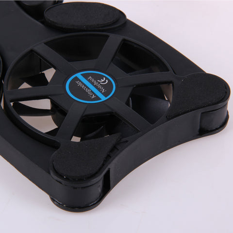 Mini Octopus Foldable USB Quiet Stand Double Cooling Fans