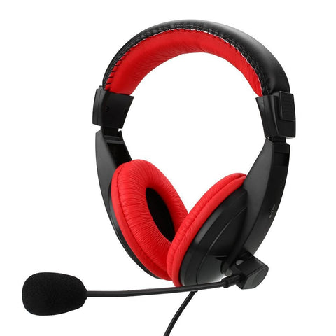 1.6M Wired 3.5mm Gaming Stereo Headphone w/ Mic