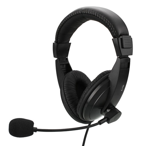 1.6M Wired 3.5mm Gaming Stereo Headphone w/ Mic