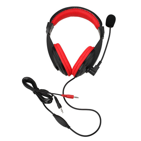 1.6M Wired 3.5mm Gaming Stereo Headphone w/ Mic