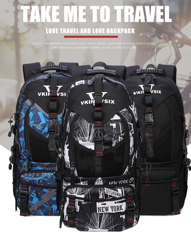 Extra large USB Travel Waterproof 14-17 inch Backpack