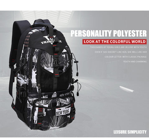 Extra large USB Travel Waterproof 14-17 inch Backpack