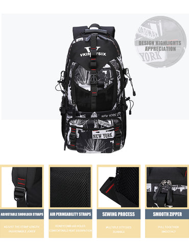 Extra large USB Travel Waterproof 14-17 inch Backpack