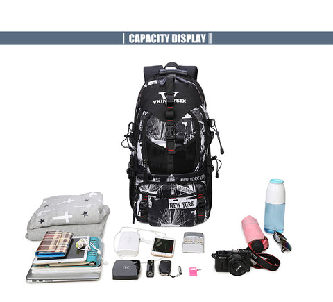 Extra large USB Travel Waterproof 14-17 inch Backpack