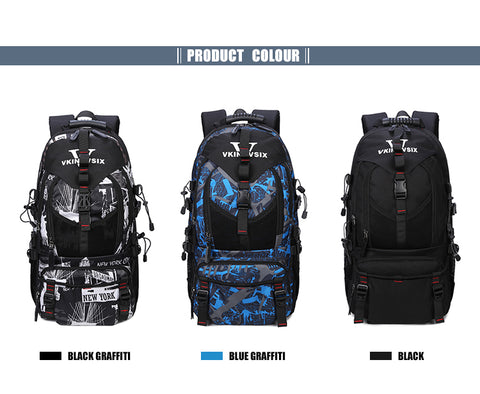 Extra large USB Travel Waterproof 14-17 inch Backpack