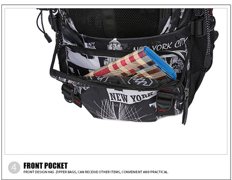 Extra large USB Travel Waterproof 14-17 inch Backpack