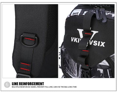 Extra large USB Travel Waterproof 14-17 inch Backpack