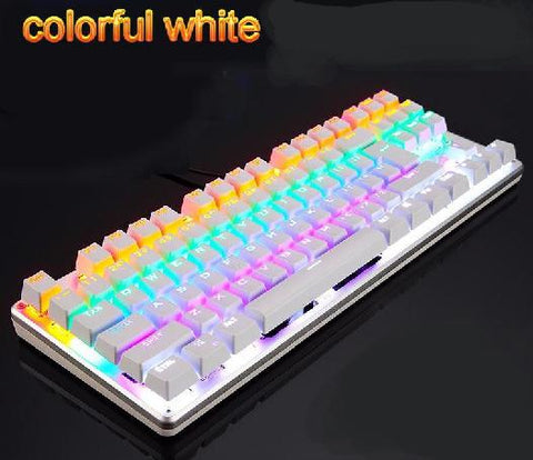 LED Backlit Luminous Anti-Ghosting Metal Wired Gaming Keyboard