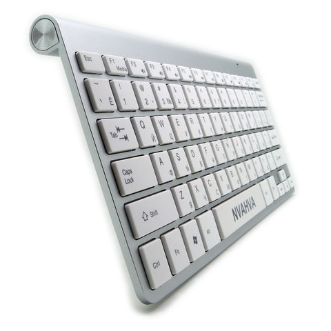 Portable Mute Keys Keyboards 2.4G Ultra Slim Wireless Keyboard