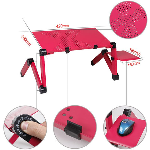 Multi Functional Ergonomic Mobile Laptop Table Stand