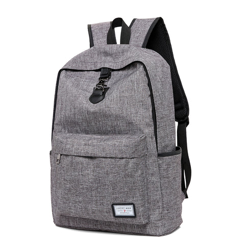 Canvas USB Charging Laptop Backpack
