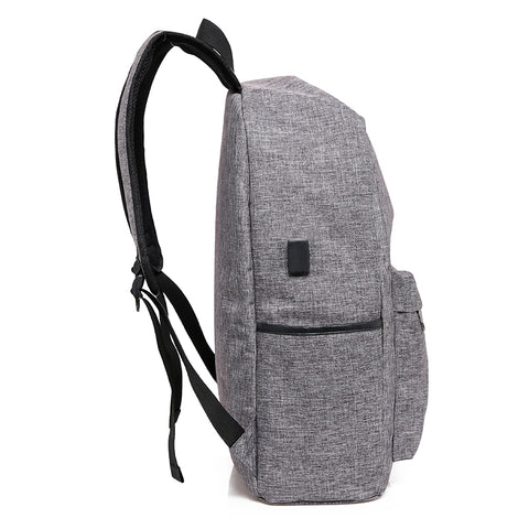 Canvas USB Charging Laptop Backpack