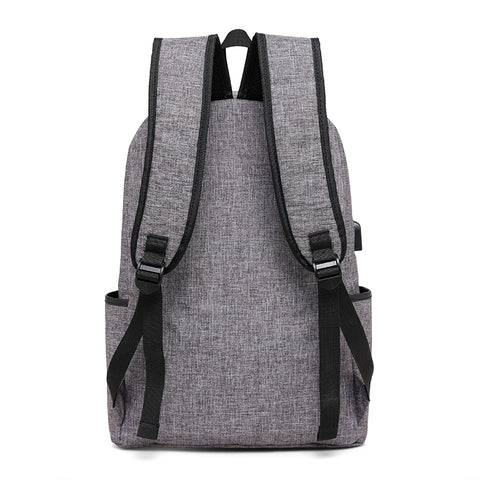 Canvas USB Charging Laptop Backpack