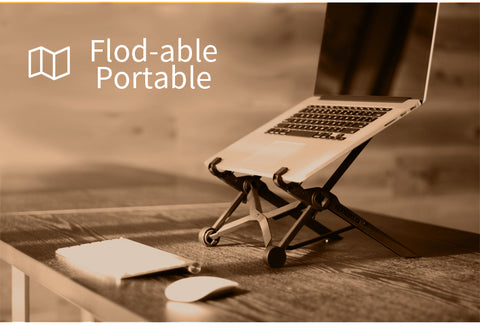 Ergonomic Folding Portable Adjustable Laptop Stand