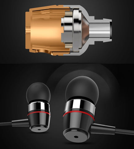 Super Clear Metal Original Bass Earphones