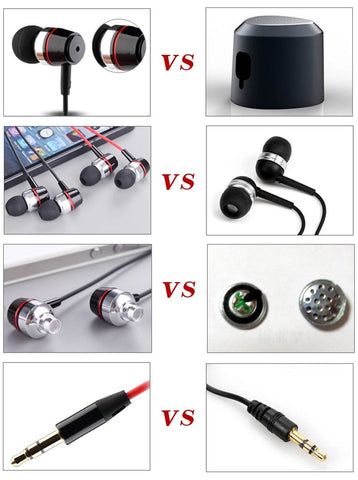 Super Clear Metal Original Bass Earphones