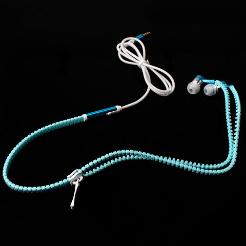 Cute Glow In The Dark Metal Earphones with Mic
