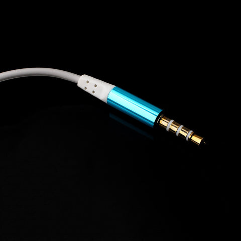 Cute Glow In The Dark Metal Earphones with Mic