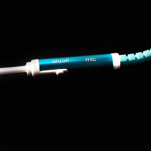 Cute Glow In The Dark Metal Earphones with Mic