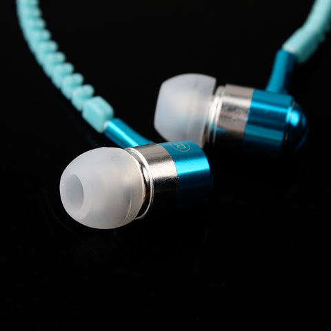 Cute Glow In The Dark Metal Earphones with Mic