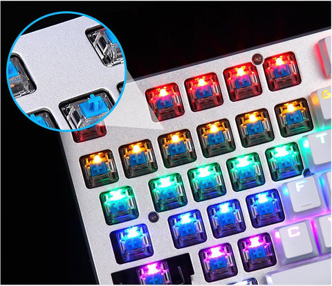 LED Backlit Luminous Anti-Ghosting Metal Wired Gaming Keyboard