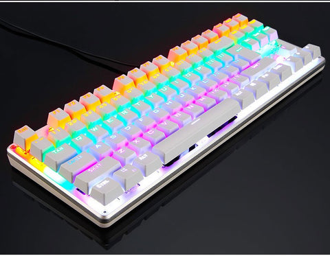 LED Backlit Luminous Anti-Ghosting Metal Wired Gaming Keyboard