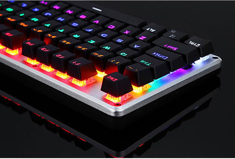 LED Backlit Luminous Anti-Ghosting Metal Wired Gaming Keyboard